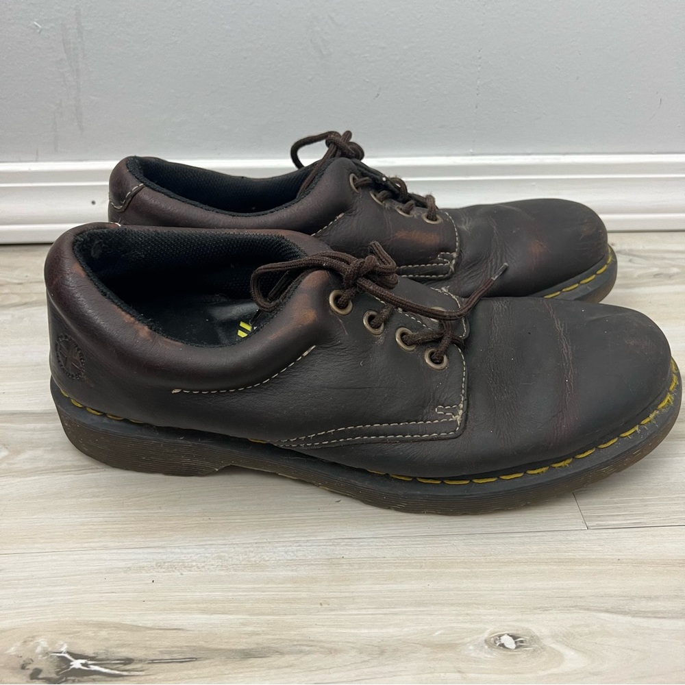 Dr. Martens Boston Brown Leather Men's Shoes